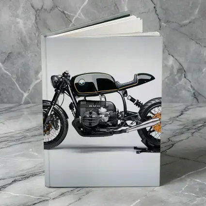 BMW Cafe Racer Custom Motorcycle Black Gold