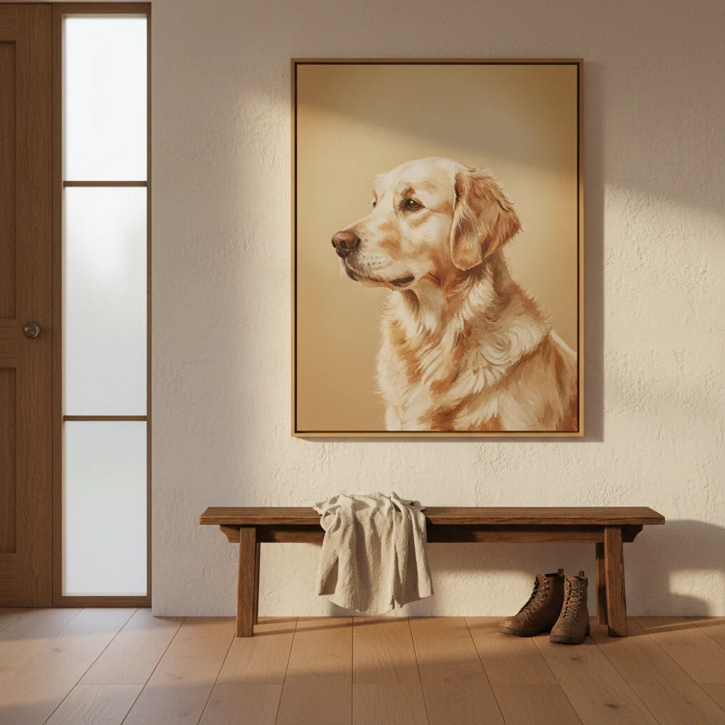 Golden Retriever Wall Art: Why This Breed Quietly Dominates the Catalog