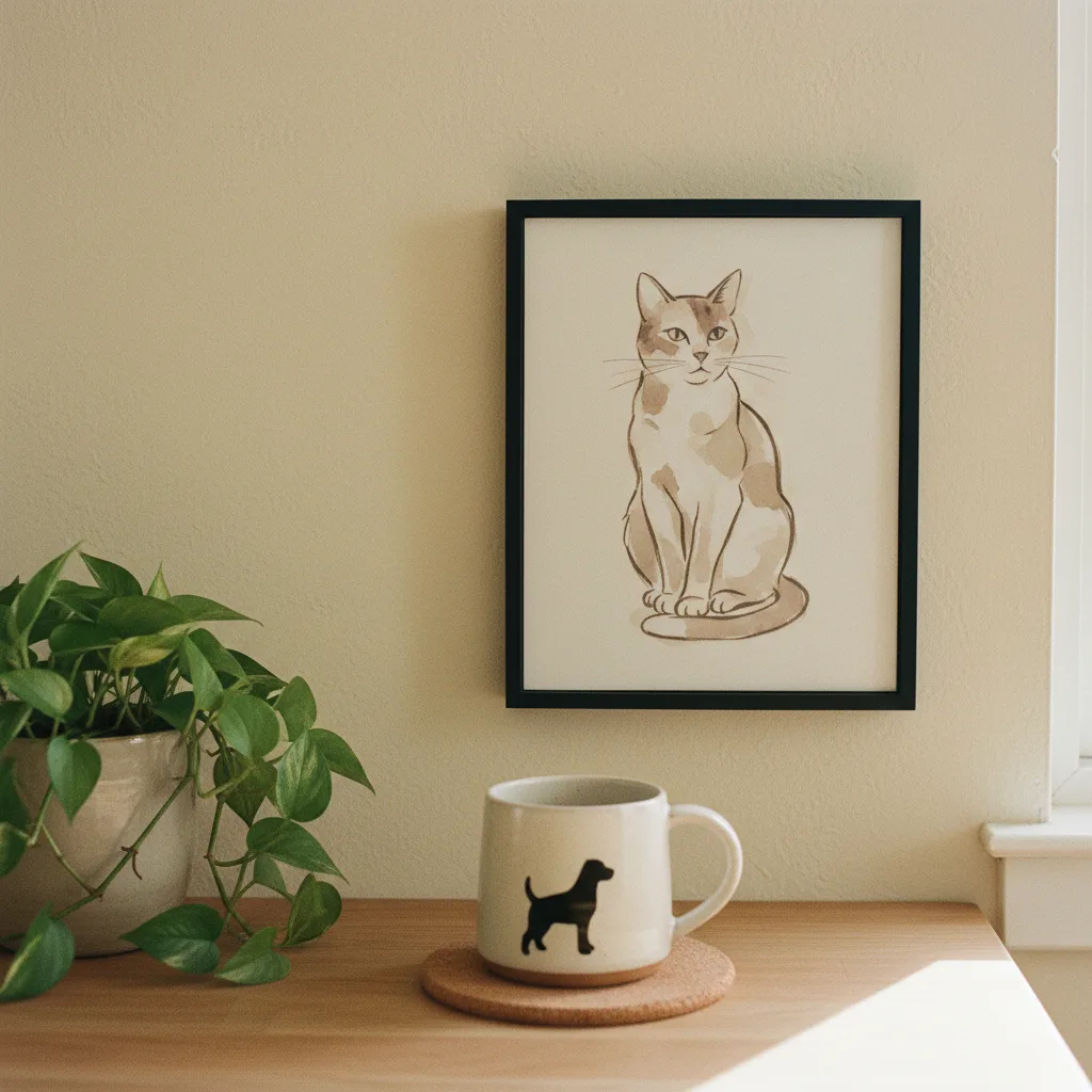 Pet-Themed Mugs, Cases, and Merch That Go With the Wall Art