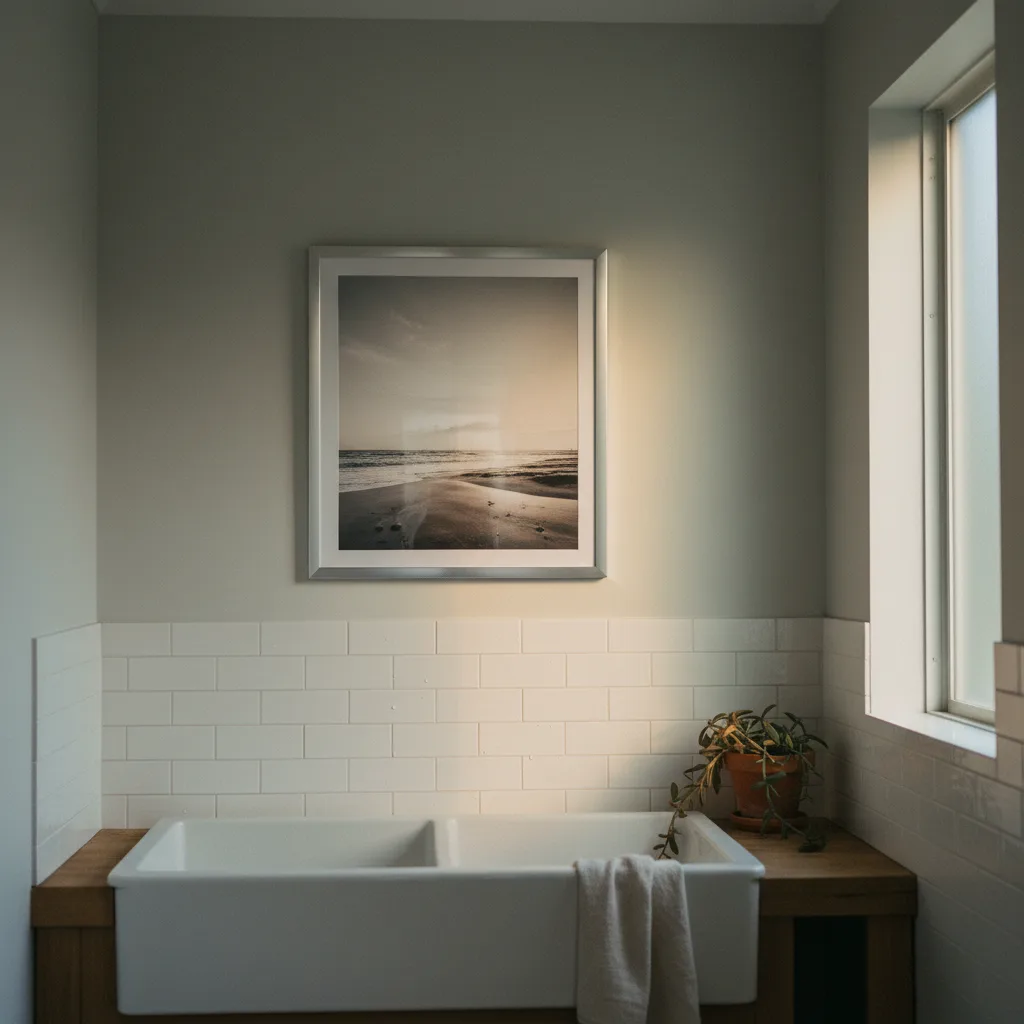 Wall Art Materials for High-Humidity Rooms: Bathrooms, Kitchens, and Mudrooms