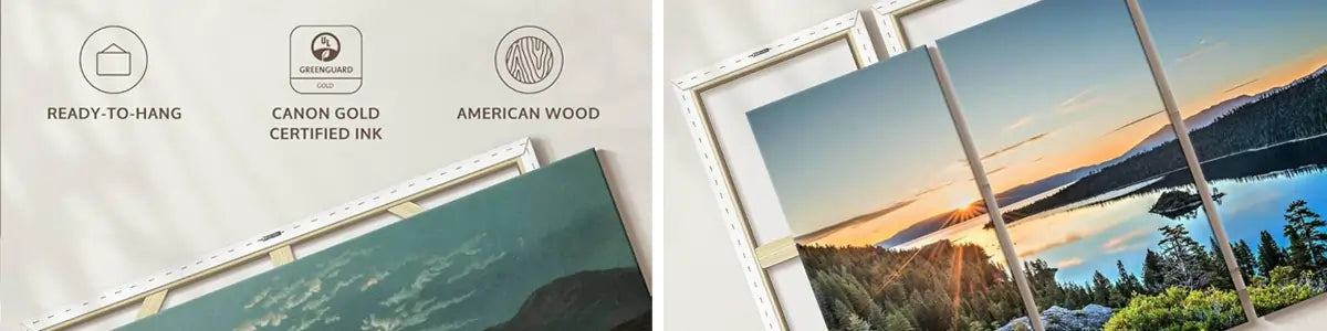Wall Art Canvas Print Framed